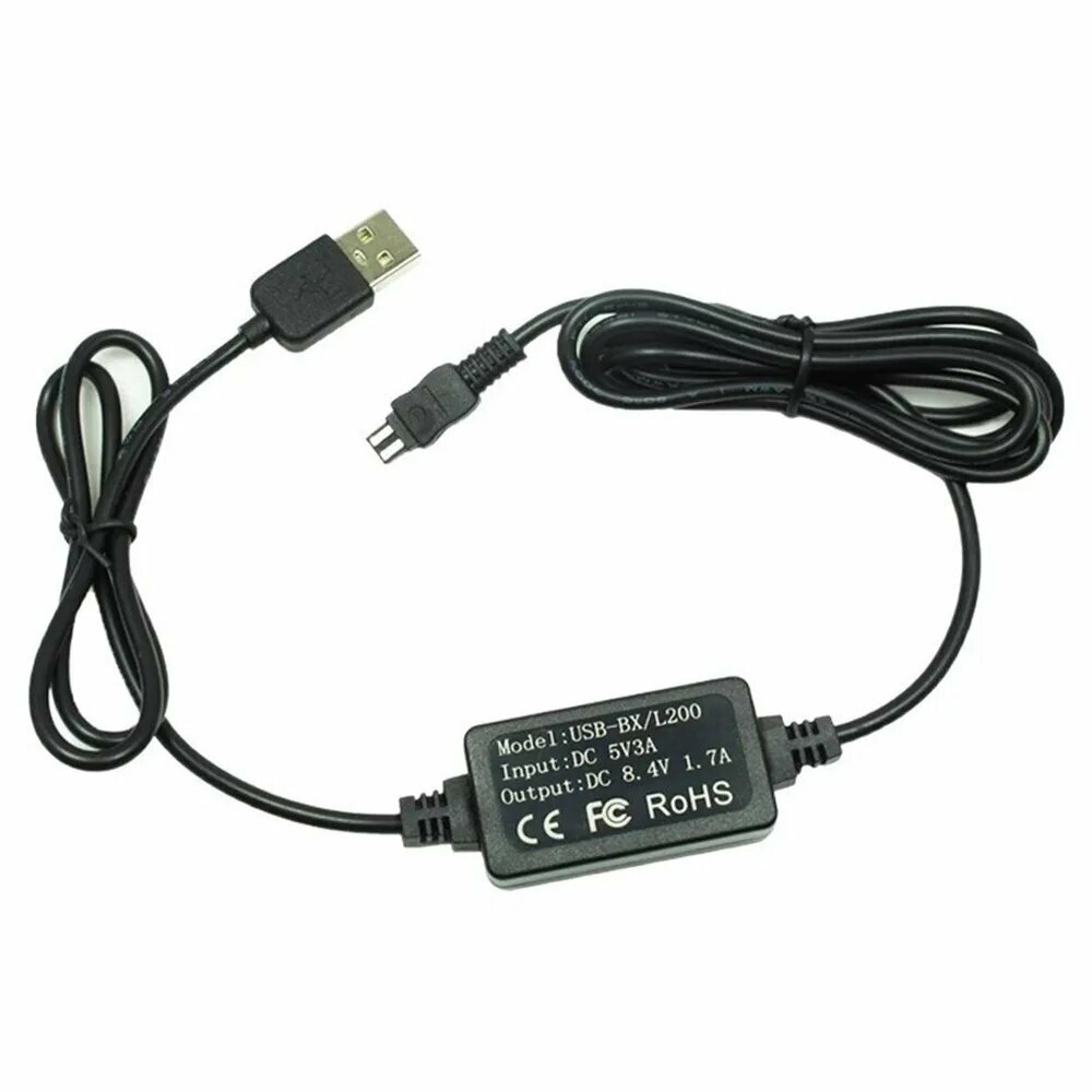 Зарядное устройство, USB-кабель питания, адаптер AC-L200 для DV-видеокамеры -SX40/44 -SR45/47 -SX63/65/85