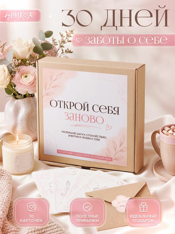 Адвент календарь 30 дней заботы о себе