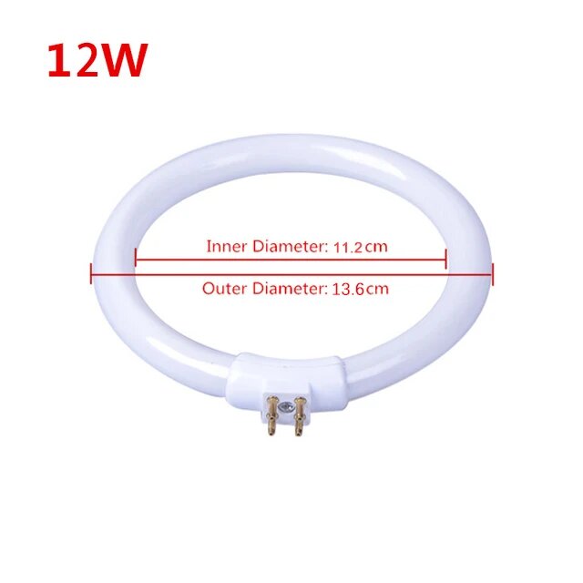 Кольцевая лампа 12W, диаметр 13.6 см