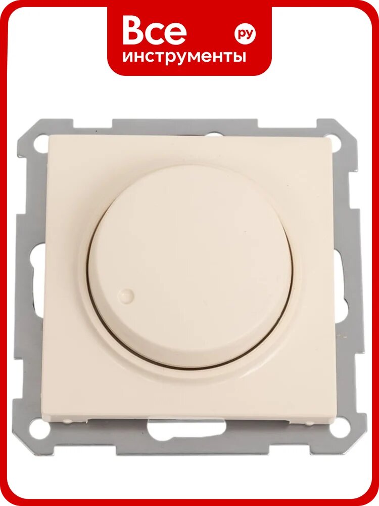 Светорегулятор (диммер) поворотный Systeme Electric W59 400Вт, 230В, механизм, слоновая кость SR-5S3-2-86
