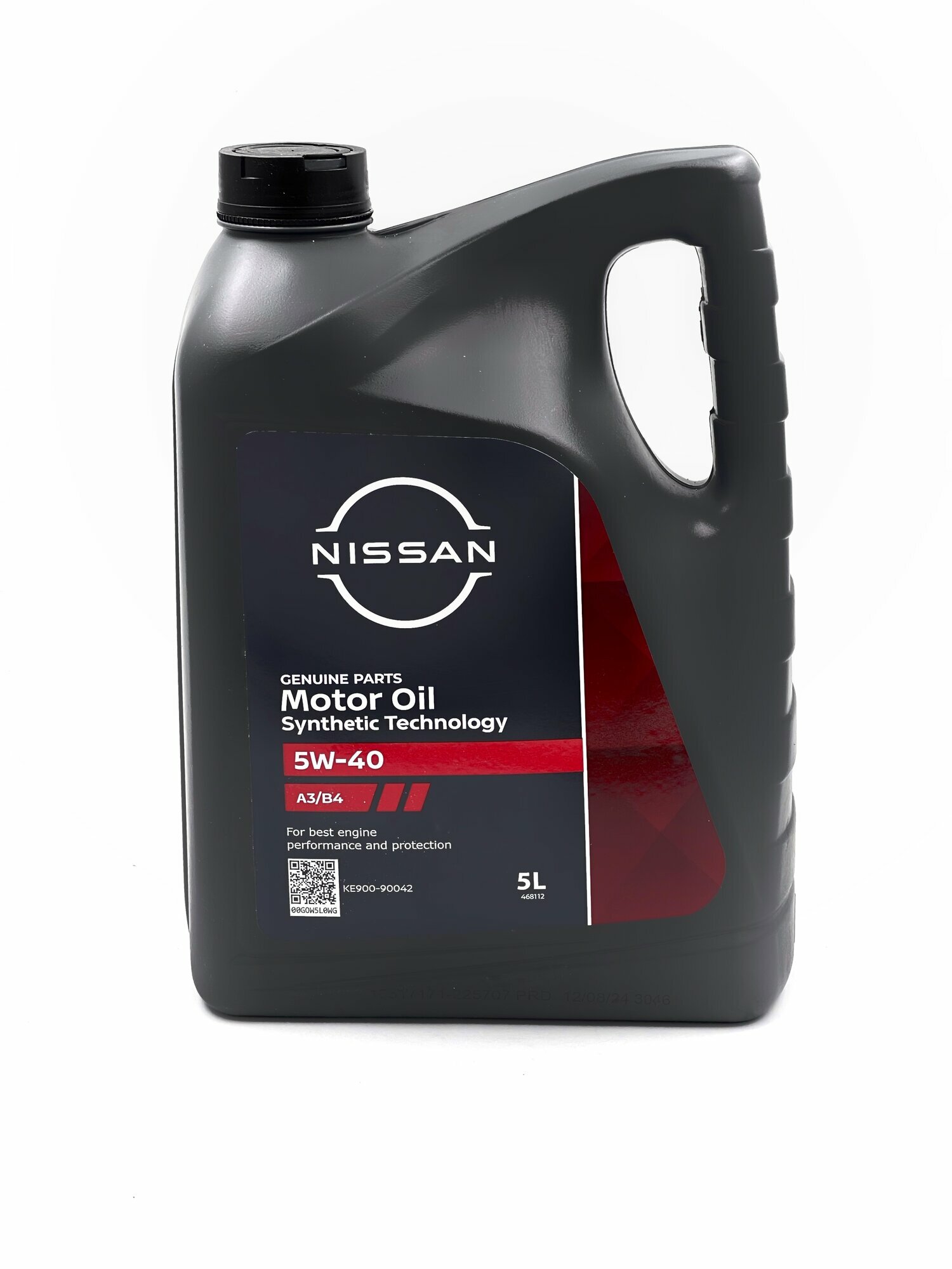 Масло моторное Nissan 5w-40, синтетическое 5 литров, для авто