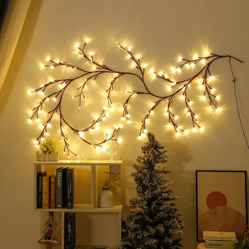 Светильник hahafsq, античное золото, LED, арт-деко, длина 150 см
