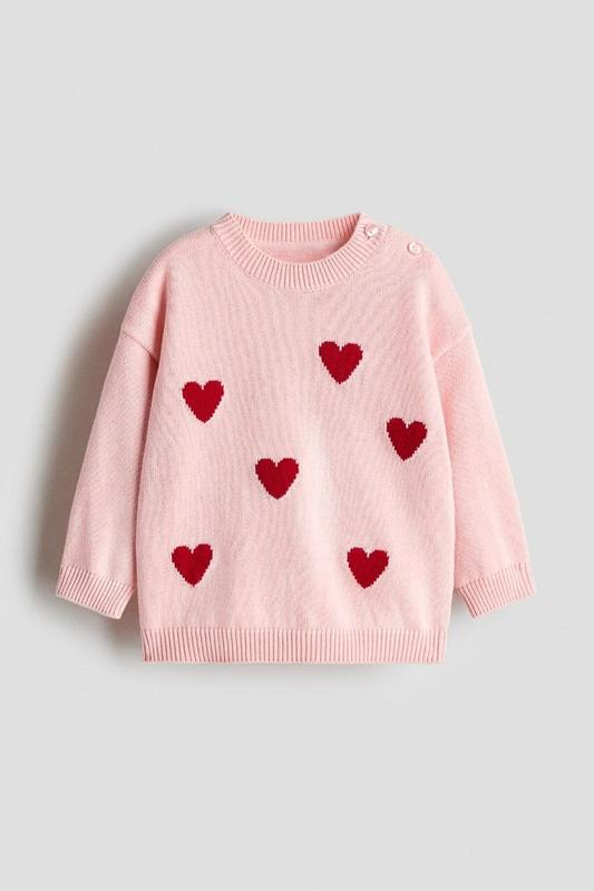 Джемпер H&M, размер 80, светло-розовый
