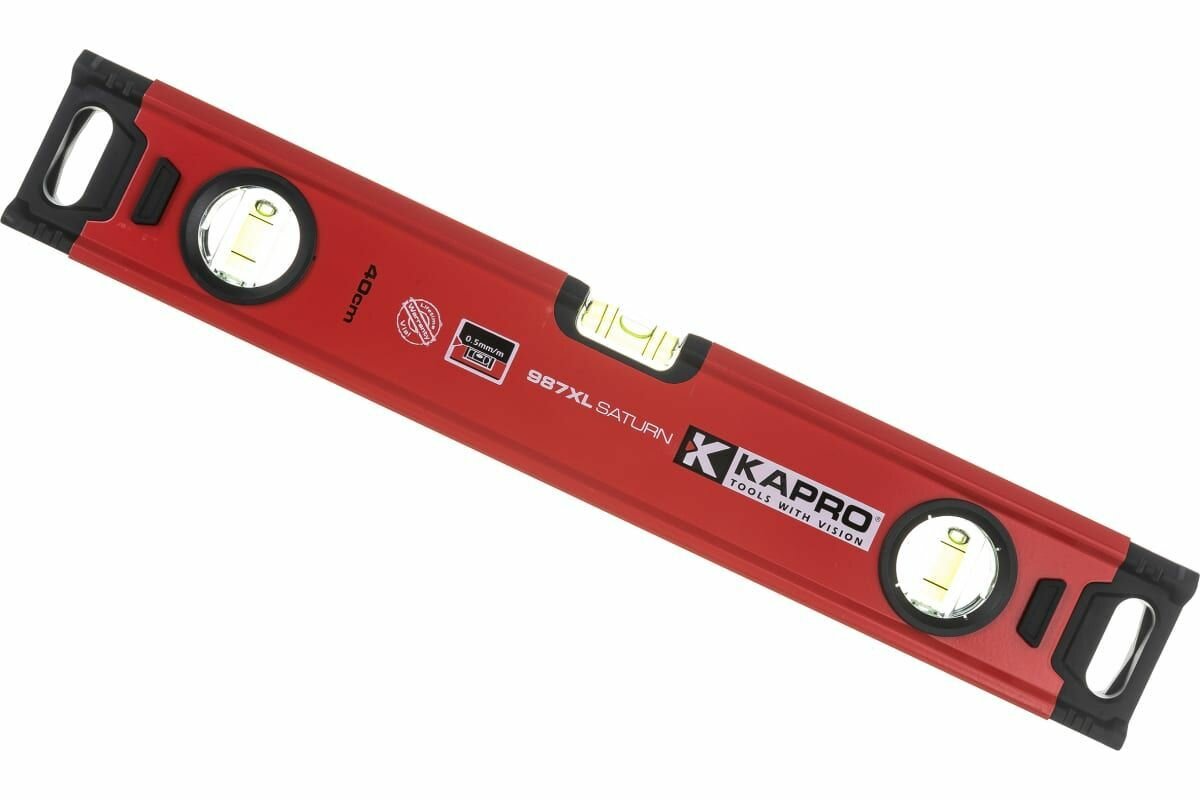 Уровень магнитный KAPRO 987XL-41-40 40 см усиленный алюминиевый профиль точность 0.5 мм/м