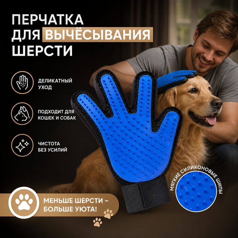 Фурминатор для вычесывания подшерстка питомцев, профессиональный уход, удаление подшерстка, массажный эффект