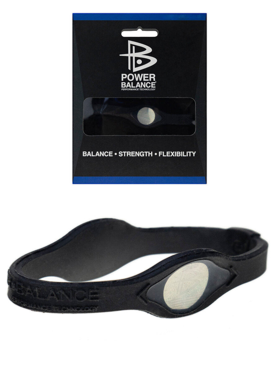Браслет на руку Power Balance (черный) (Размер M)