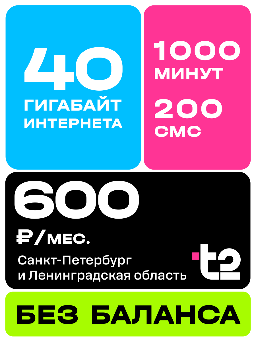 Сим карта теле 2 интернет звонки смс для телефона, роутера, модема с раздачей; симка Т2; с переносом номера