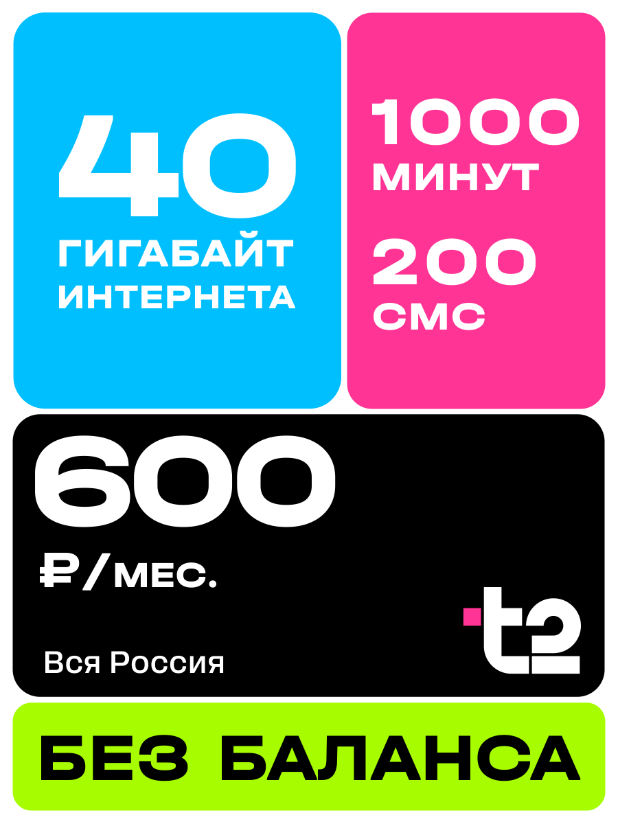 Сим карта теле 2 интернет звонки смс для телефона, роутера, модема с раздачей; симка Т2; с переносом номера