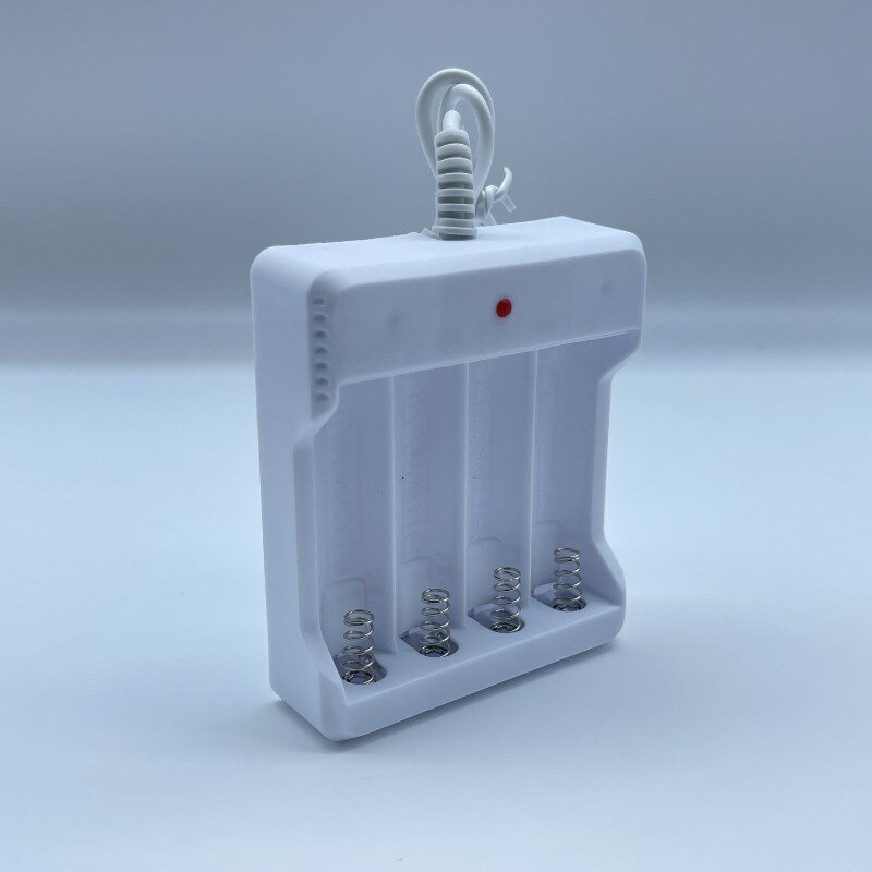 USB-зарядное устройство на 4 слота для батареек AA/AAA NiMH/NiCd, умное, с индивидуальной зарядкой ячеек, быстрая и безопасная зарядка, работа от низкого напряжения, без батареек в комплекте, 1 шт.