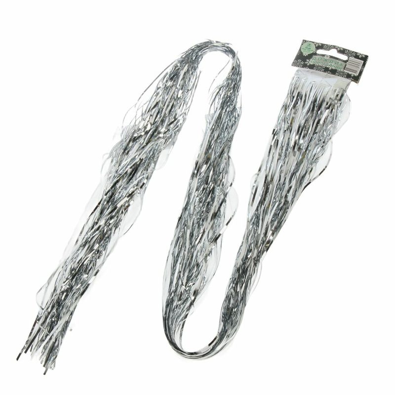 Дождик 20х100 см, серебро, 20-100
