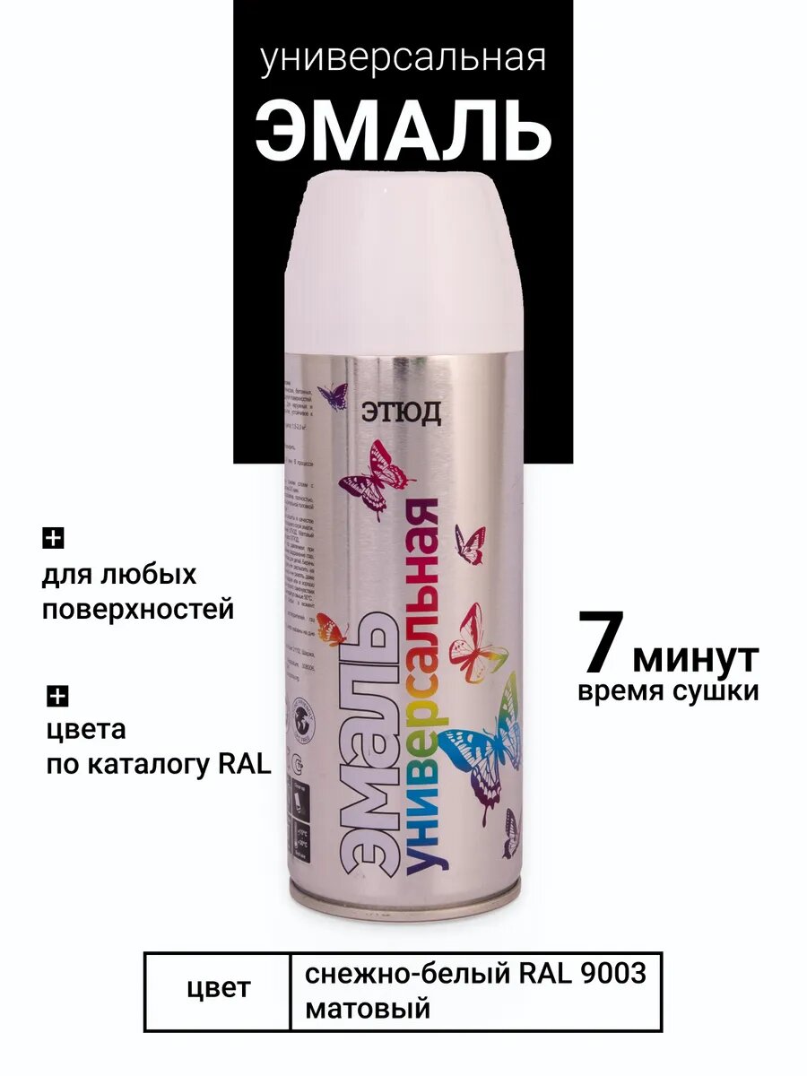 Аэрозольная краска по металлу, дереву и пластику