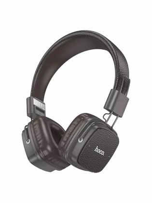 Наушники беспроводные Hoco W56 с микрофоном/ Полноразмерные/ Накладные/ Bluetooth 5.4/ Коричневый