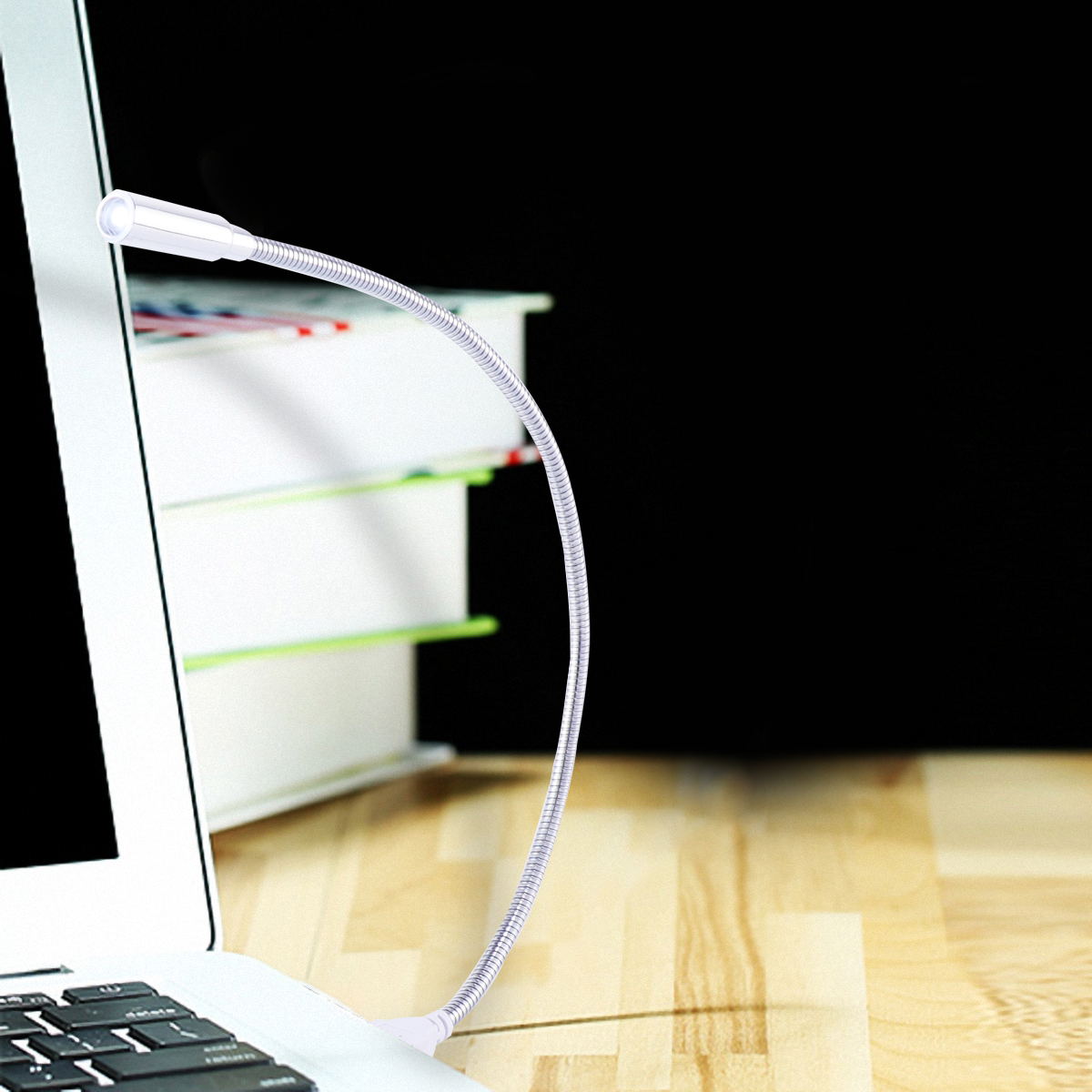 Светодиодная usb лампа с гибкой ножкой для подсветки клавиатуры в наборе